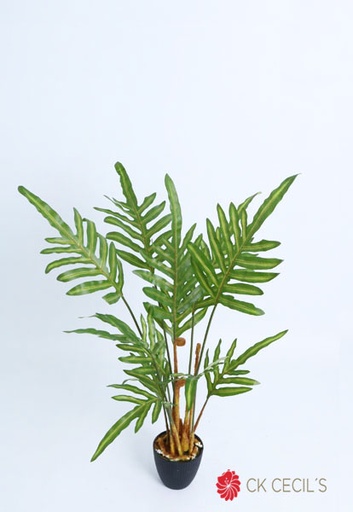 [413241] POTTED FERN X 12 LVS X 91CM GREEN