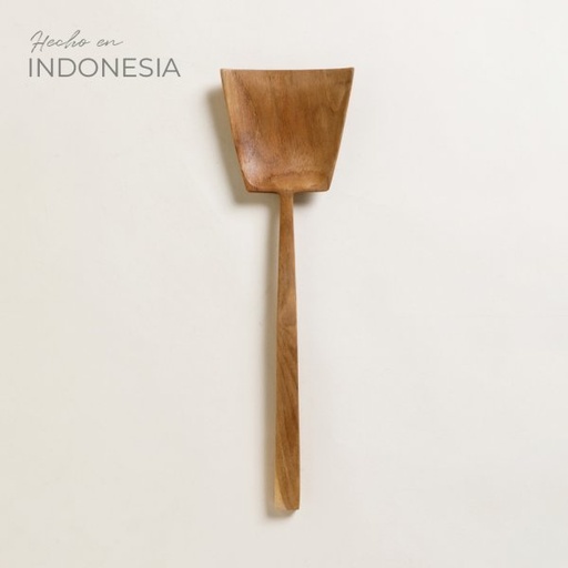 [4111306] ESPÁTULA DE MADERA DE TECA 30 CM