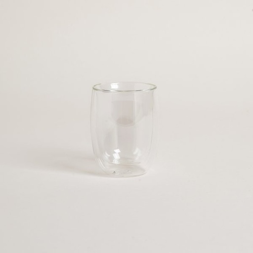 [4111423] MUG BOROSILICATO DOBLE VIDRIO SIN ASA 190 ML