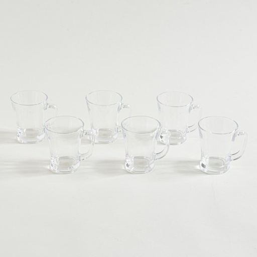 [4111429] SET X 6 POCILLOS DE CAFÉ CONICOS 200 ML