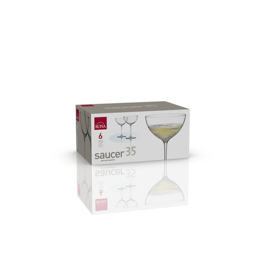 [1400301] COPAS SAUCER 350 ML RONA UNIVERSAL X6