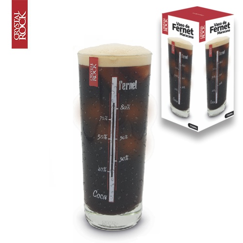 [140587] VASO FERNET MARACANA CAJA REGALOS