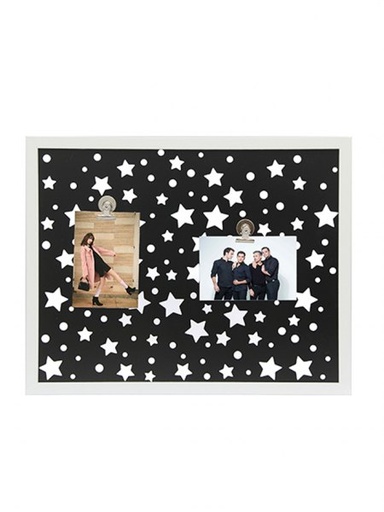 [1410052] PIZARRA DE METAL CON BROCHES 50X40