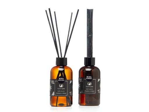 [193387] DIFUSOR AROMATICO  AMBAR 200 ML RUDA ROMERO ILUMINARTE