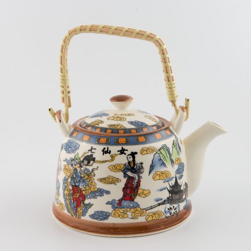 [2561066] TETERA PORCELANA 900 CC CON FIGURAS CHINAS