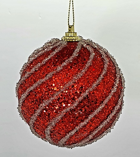 [2770695] PELOTA DE NAVIDAD X 6 8 CM.  RED