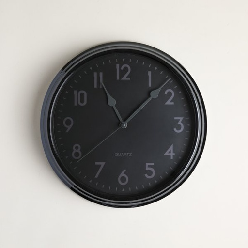 [411535] RELOJ REDONDO SOHO BLACK  BLACK 30 CM