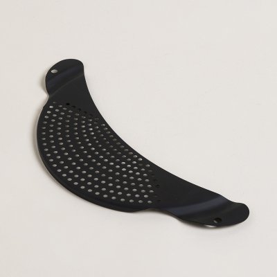 [41183] ESCURRIDOR PARA SARTEN DE ACERO NEGRO MATE 33X9CM