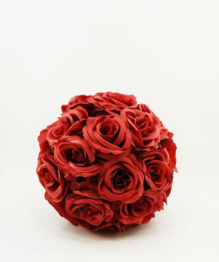 [413437] ROSE BALL 20 CM. RED