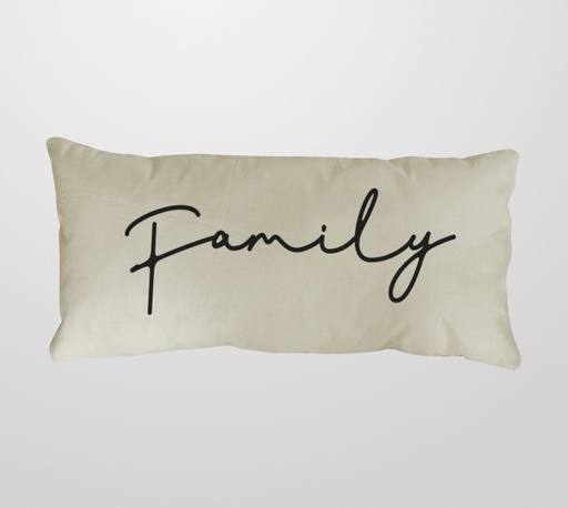 [122216] FUNDA ESENCIA  -FAMILY- NATURAL 60X30 CM. -