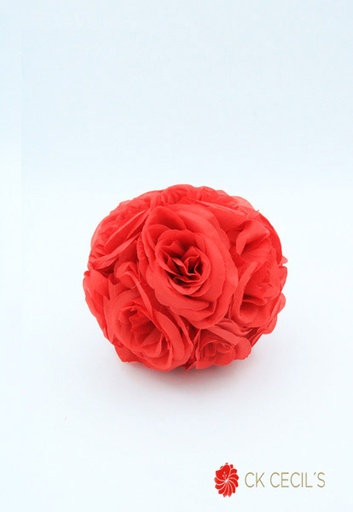 [413600] ROSE BALL 15 CM. RED