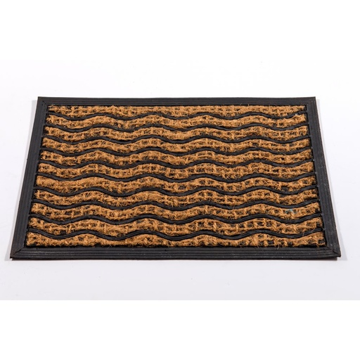 [380274] FELPUDO GOMA COCO 40 X 60 ONDAS TIPO MAREA