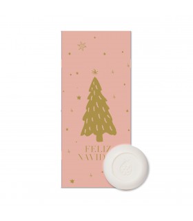 [131876] GLX CAJA JABON NAVIDAD STAMPING ROSA