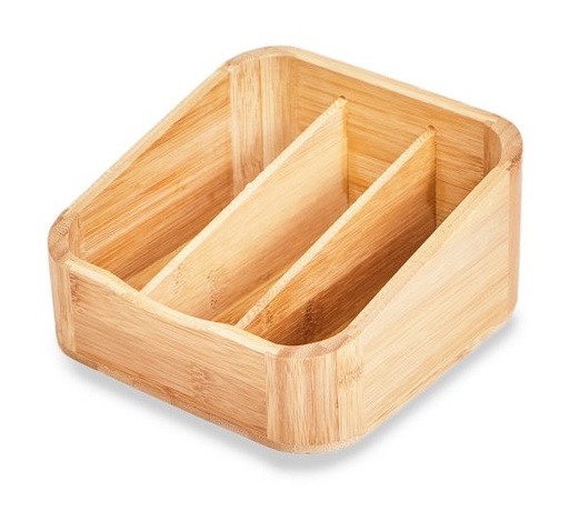 [165444] BAMBOO ORGANIZADOR DIVISOR 17 x 18 x 9 CM