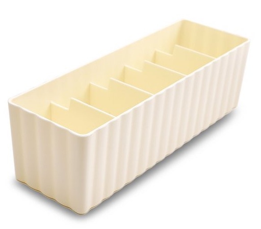 [165537] ORGANIZADOR DIVISOR 27X9X8CM BEIGE