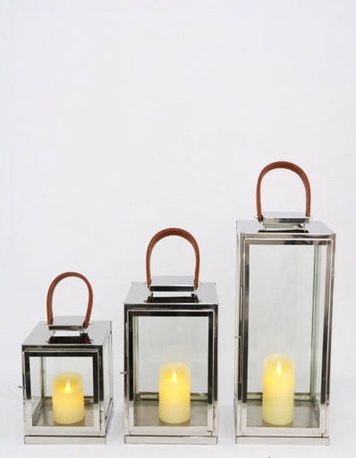 [413739] FAROL SET X 3 51/36/25 CM. SHINY POLISH