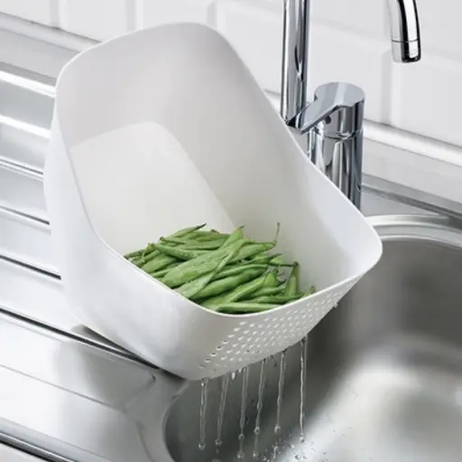 [256503] COLADOR INCLINADO 3,7LTS BLANCO