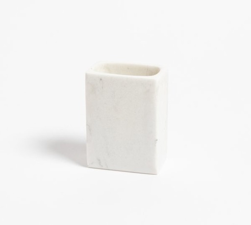 [1650925] PORTACEPILLO RECTANGULAR NACARADO BLANCO 10X8CM