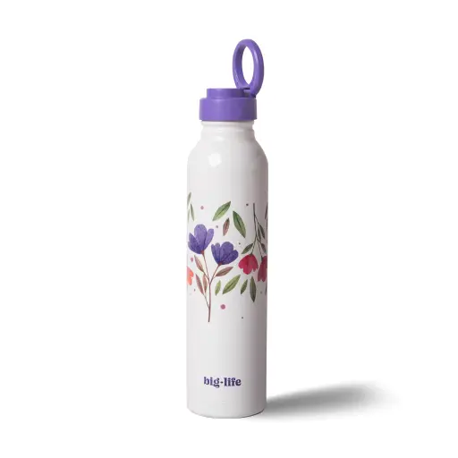 [331144] BOTELLA DE ALUMINIO BIG LIFE FEMENINO COLOR BLANCO 24 OZ