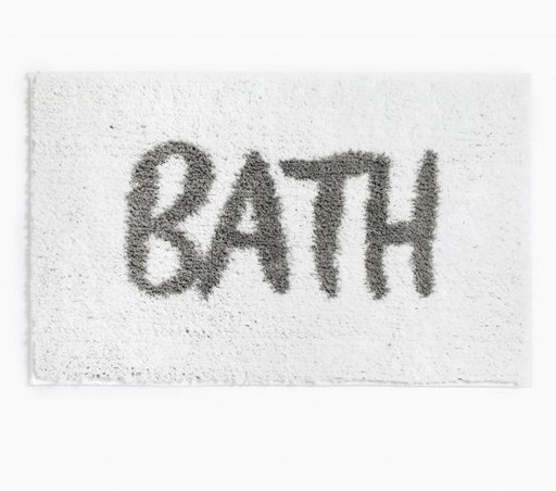 [165642] ALFOMBRA 50X80 BATH BLANCA
