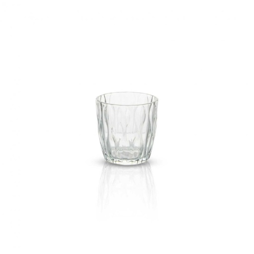 [2561204] CANDELABRO DE VIDRIO DIAMANTE 6,5X9CM