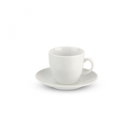[2561258] OPORTUNIDAD SET X6 TAZAS CERAM BCA CONICA LISA C/PLATO 100CC