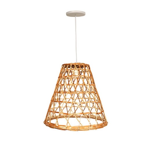 [137335] COLGANTE MIMBRE CAMPANA 20 X 40 X 40 CM