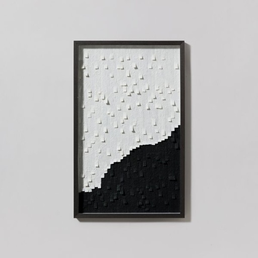 [4111027] CUADRO CUTOUT MOUNTAIN BROWN 50X80 CM VASSA HOME