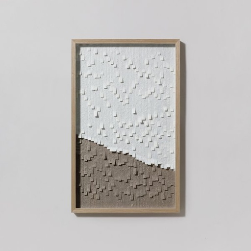 [4111029] CUADRO CUTOUT MOUNTAIN BEIGE 50X80 CM  VASSA HOME