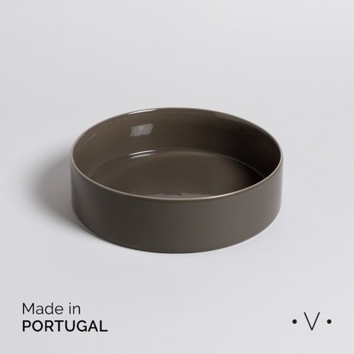 [4111131] ENSALADERA LAGOA TAUPE 26 CM VASSA HOME