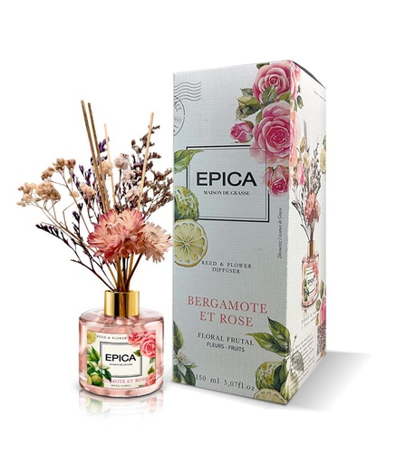 [130358] DIFUSOR DE BERGAMOTA Y ROSA DE 150 ML EPICA