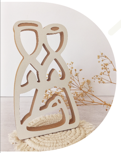 [131145] PESEBRE MINIMALISTA DE MADERA 20 CM ESTILO DOMINGO 