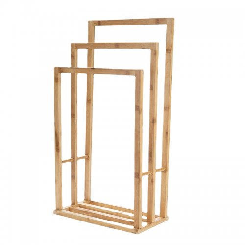 [2560655] SOPORTE PARA 3 TOALLAS DE 55X25X82CM DE BAMBOO 