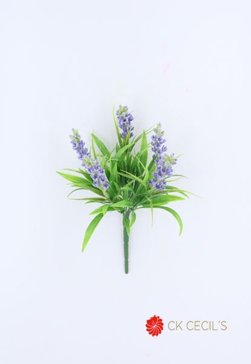 [413082] LAVANDA BUSH X 5 FLOCKED PURPLE