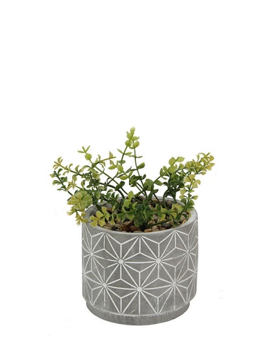 [141219] MACETAS DE PLANTAS ARTIFICIALES DECORATIVAS 15X15X16 CM. MCC5087